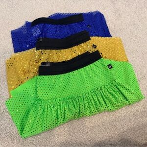 Sparkle Athletic Run Skirts, size Small, Set of 3